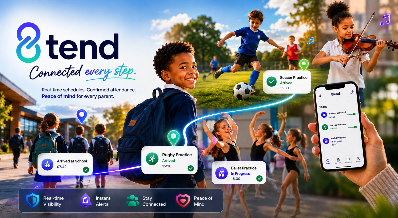 8tend — Connected every step.